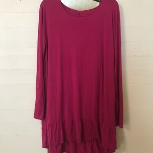 Long sleeve t shirt dress